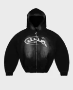 Divin By Divin Black Sunfade Zip Hoodie 1.webp