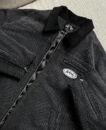 Divin by Divin Black Canvas Work Jacket 2.webp